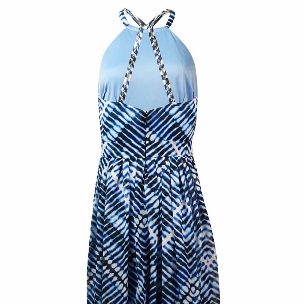 Calvin Klein chiffon halter dress - Picture 4 of 4